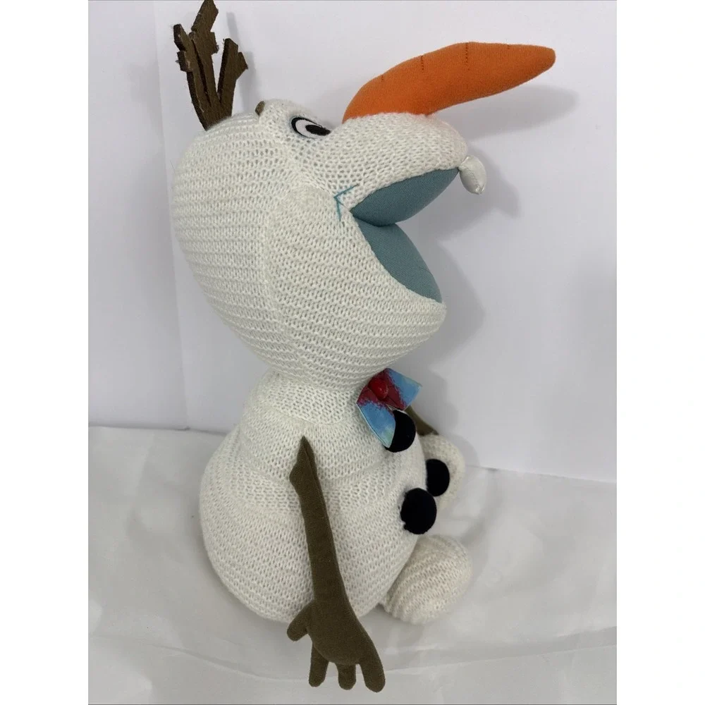 Disney Frozen Knit Olaf Plush‎ Snowflake Sparkles Snowman 14